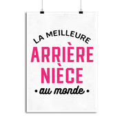 Affiche la meilleure arrière nièce au monde