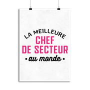 Affiche la meilleure chef de secteur au monde