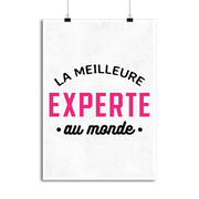 Affiche la meilleure experte au monde