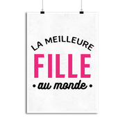 Affiche la meilleure fille au monde