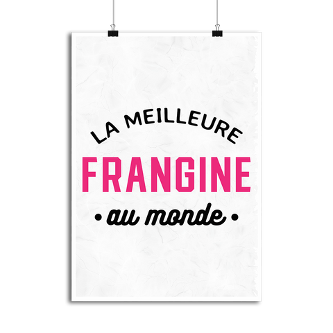Affiche la meilleure frangine au monde