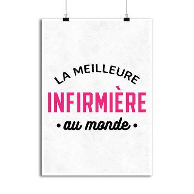 Affiche la meilleure infirmière au monde