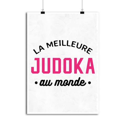 Affiche la meilleure judoka au monde