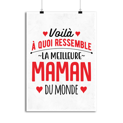 Affiche la meilleure maman