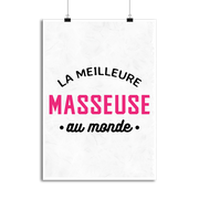 Affiche la meilleure masseuse au monde