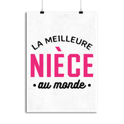Affiche la meilleure nièce au monde