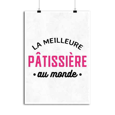 Affiche la meilleure pâtissière au monde