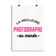 Affiche la meilleure photographe au monde