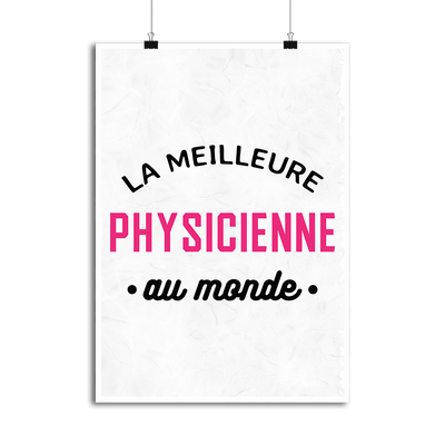 Affiche la meilleure physicienne au monde