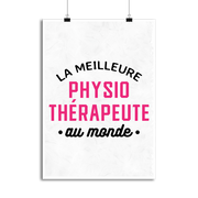 Affiche la meilleure physiothérapeute au monde