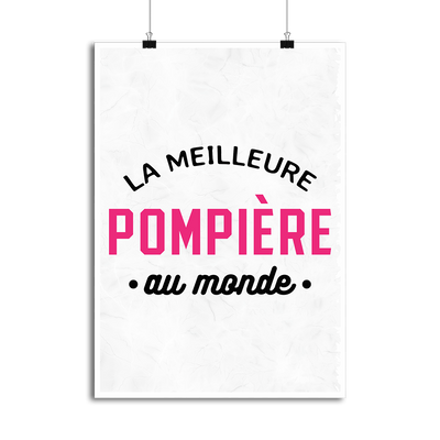 Affiche la meilleure pompière au monde