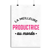 Affiche la meilleure productrice au monde