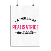 Affiche la meilleure réalisatrice au monde