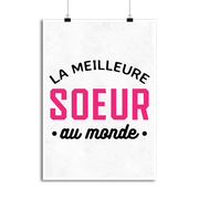 Affiche la meilleure soeur au monde