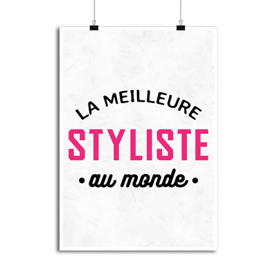 Affiche la meilleure styliste au monde