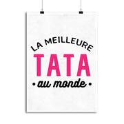 Affiche la meilleure tata au monde