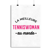 Affiche la meilleure tenniswoman au monde