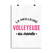 Affiche la meilleure volleyeuse au monde