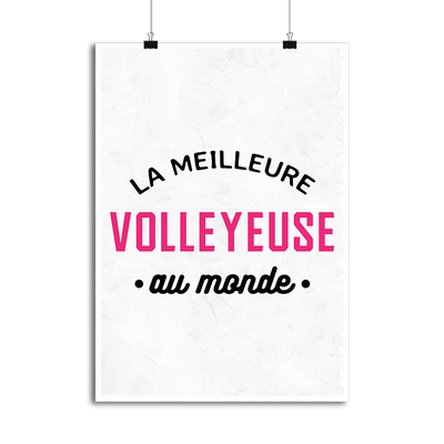 Affiche la meilleure volleyeuse au monde