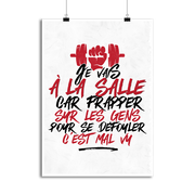 Affiche la salle pour me défouler