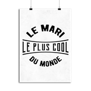 Affiche le mari le plus cool du monde