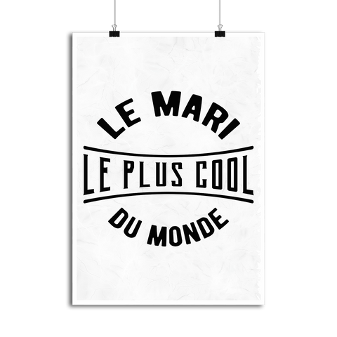 Affiche le mari le plus cool du monde