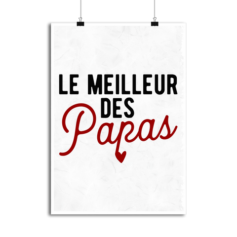 Affiche le meilleur des papas