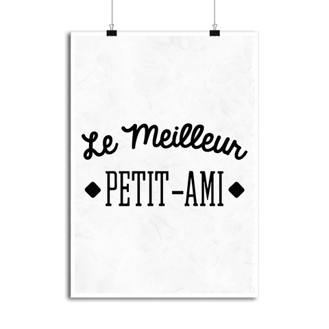 Affiche le meilleur petit-ami