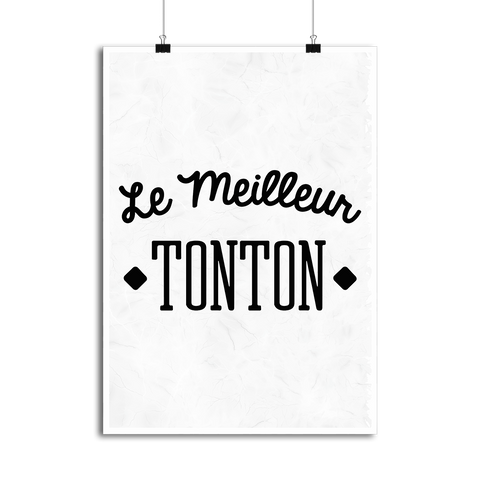 Affiche le meilleur tonton