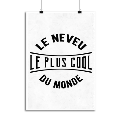 Affiche le neveu le plus cool du monde