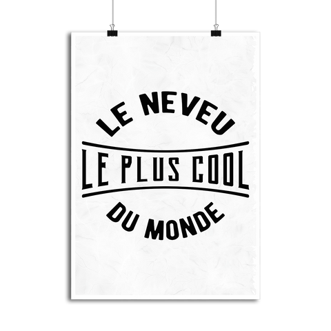 Affiche le neveu le plus cool du monde