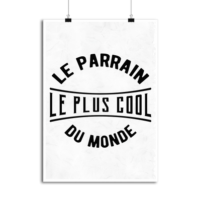 Affiche le parrain le plus cool du monde