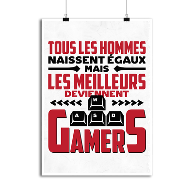 Affiche les meilleurs deviennent gamers