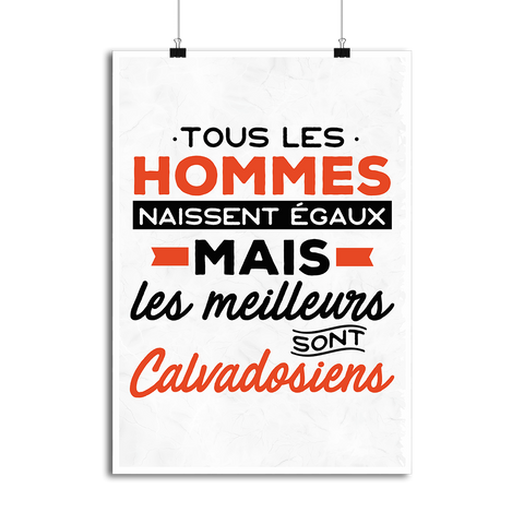Affiche les meilleurs sont calvadosiens