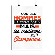 Affiche les meilleurs sont champenois