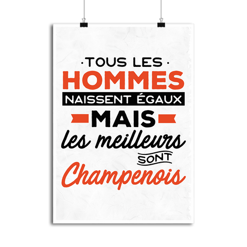 Affiche les meilleurs sont champenois