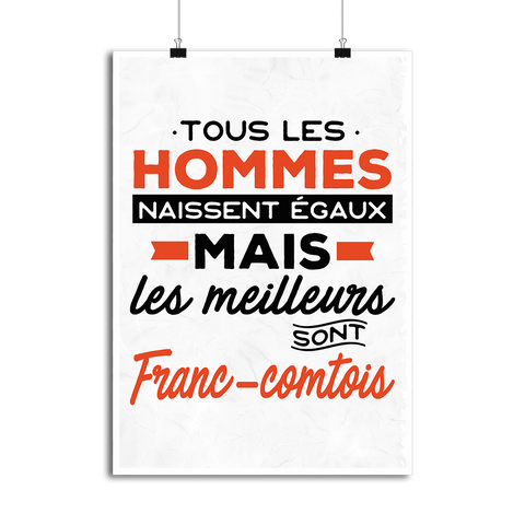 Affiche les meilleurs sont franc comtois