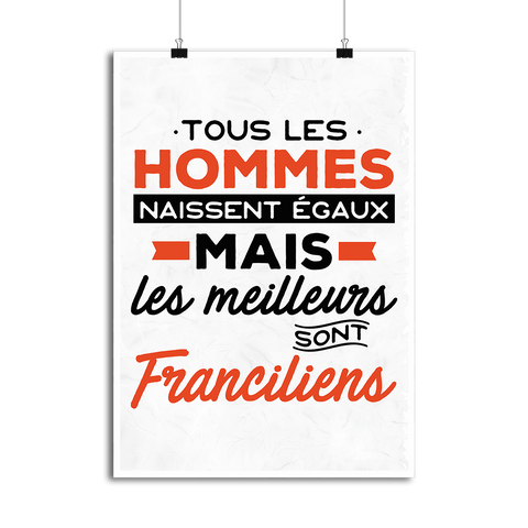 Affiche les meilleurs sont franciliens