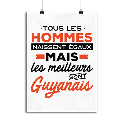 Affiche les meilleurs sont guyanais