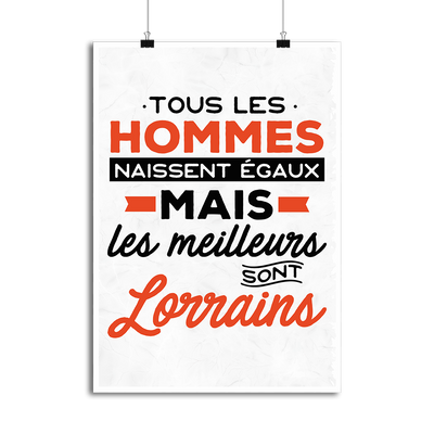 Affiche les meilleurs sont lorrains