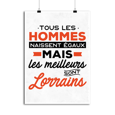 Affiche les meilleurs sont lorrains