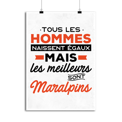 Affiche les meilleurs sont maralpins