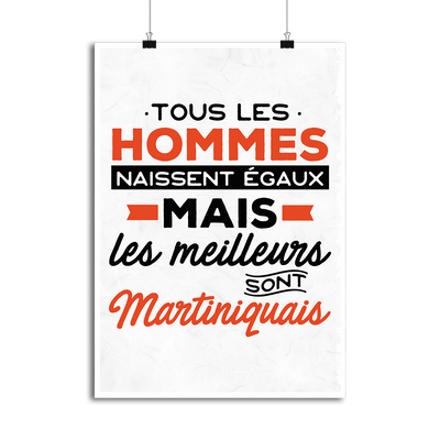 Affiche les meilleurs sont martiniquais