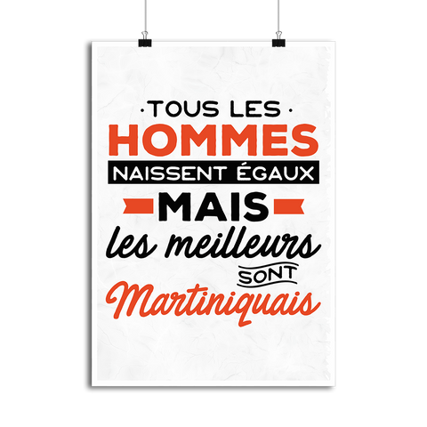 Affiche les meilleurs sont martiniquais