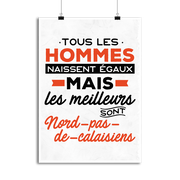 Affiche les meilleurs sont nord pas de calaisiens