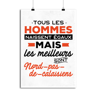 Affiche les meilleurs sont nord pas de calaisiens