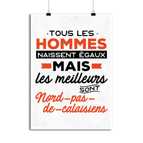 Affiche les meilleurs sont nord pas de calaisiens