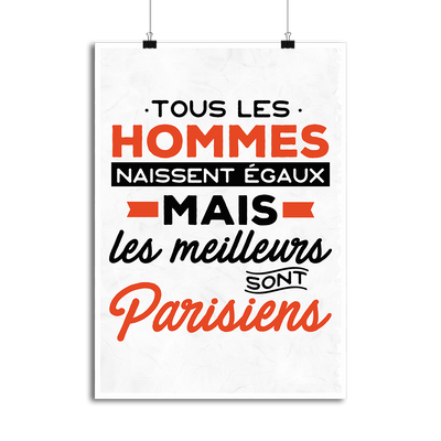Affiche les meilleurs sont parisiens