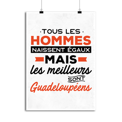 Affiche les meilleurs sont quadeloupeens