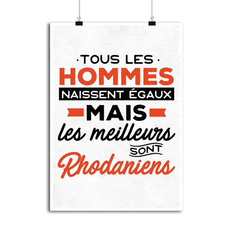 Affiche les meilleurs sont rhodaniens